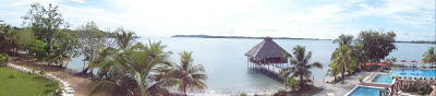 Foto da praia em frente ao hotel Playa Tortuga.