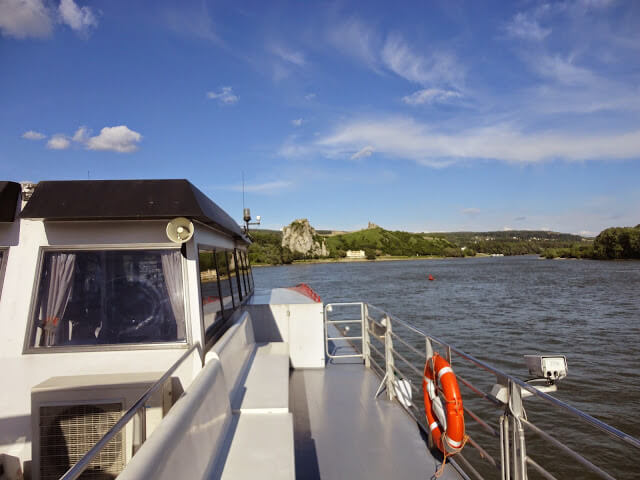 De barco entre Viena e Bratislava