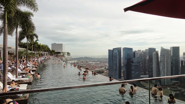 Piscina do Hotel Marina Bay Sands