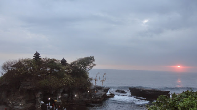 Por do Sol Templo de Tanah Lot