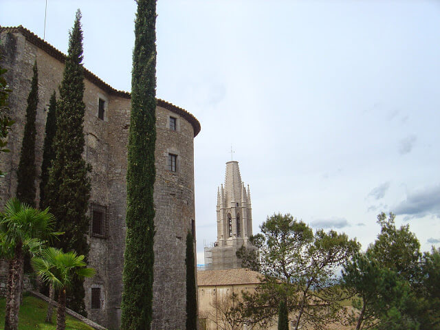 Girona mittelalterliche Stadt von Katalonien