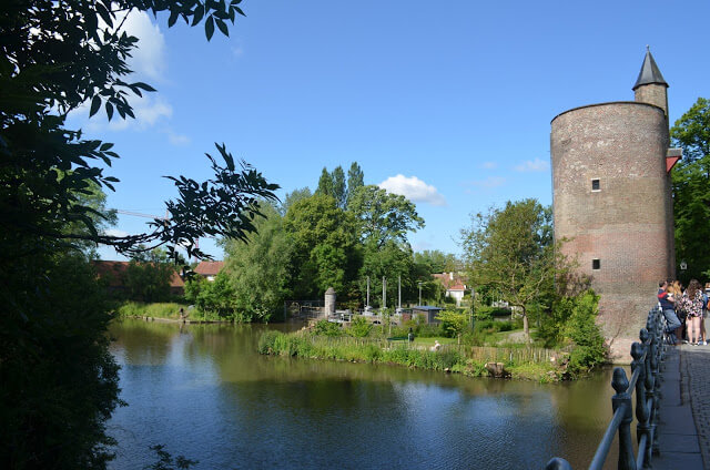 Lago do amor em Bruges