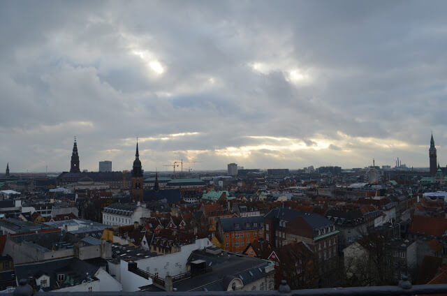 Vista panorâmica de Copenhague 