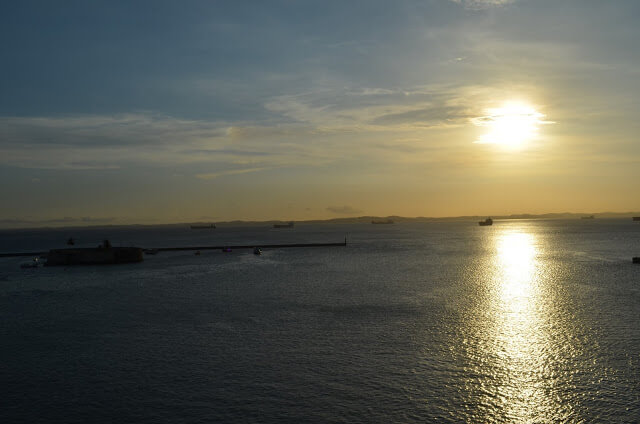 pôr-do-sol em Salvador