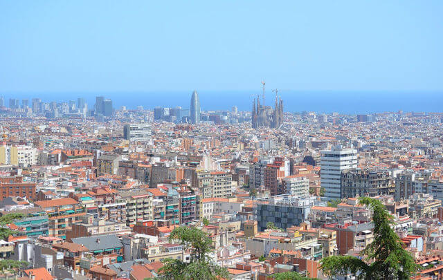 Barcelona vista do alto