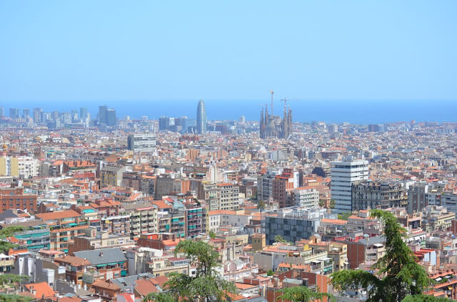 Barcelona vista do alto