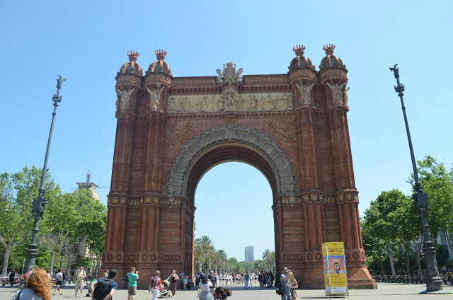 Parque Ciutadella e Arc de Triomf