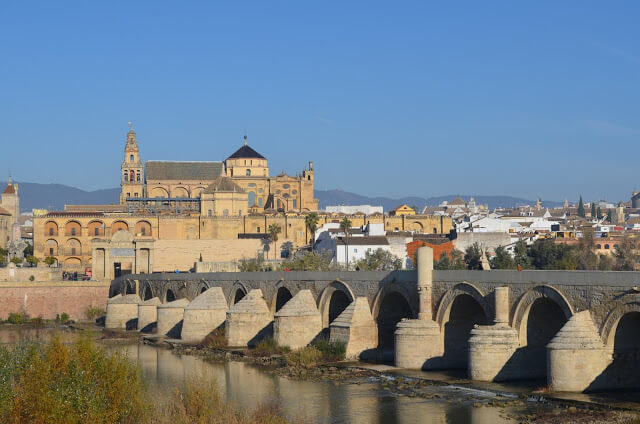 Cordoba romerske bro i Spanien