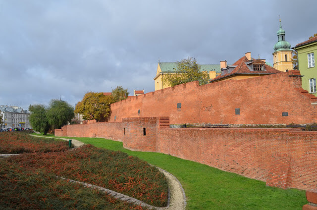 sena Varšuvos siena Lenkijoje