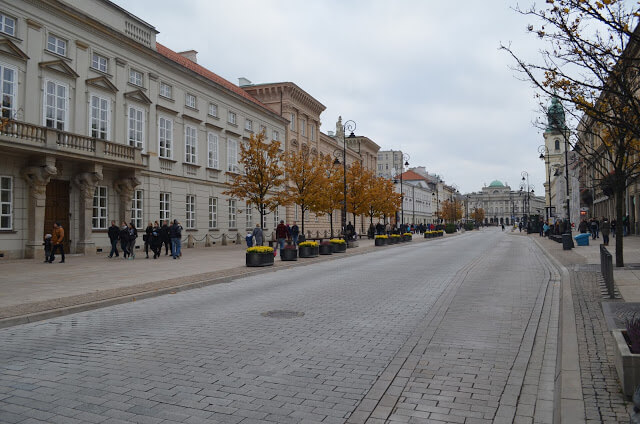 rua de Varsovia Krakowskie Przedmiescie