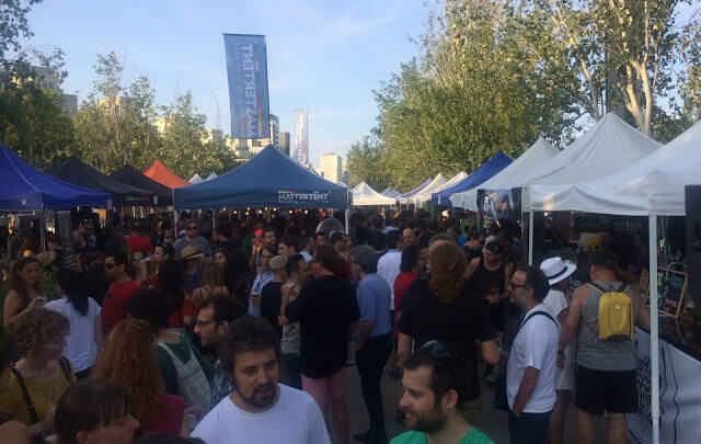 6ª festa da cerveja artesanal de Poblenou em Barcelona