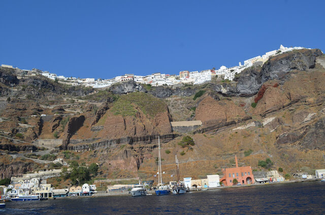 Porto antigo de Santorini