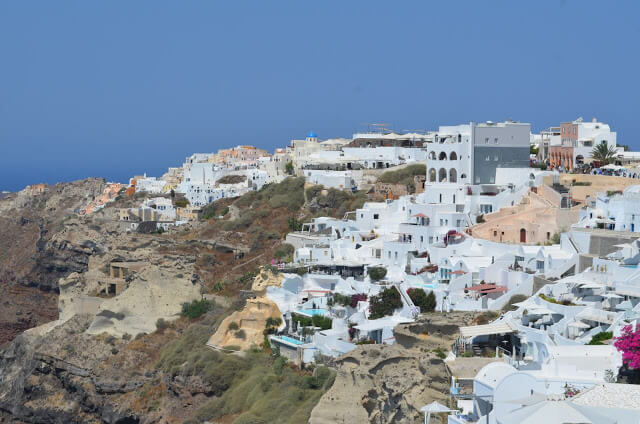 Cidade de Oia na Ilha Santorini