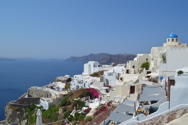 Cidade de Oia na Ilha Santorini