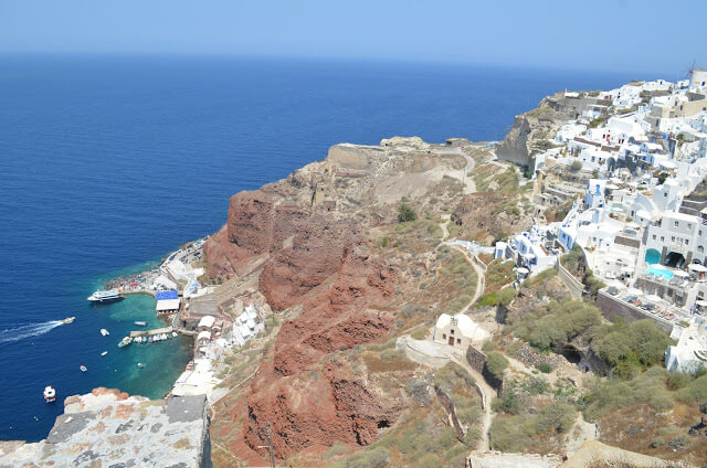 Oia em Santorini