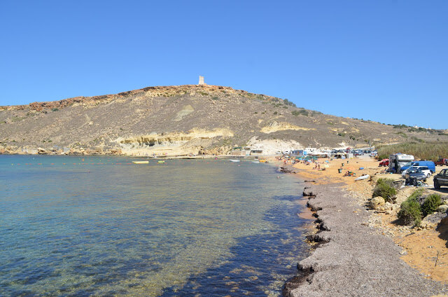 Gnejna Bay Beach