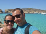 Nós na Blue Lagoon de Malta