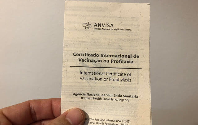 Certificado Internacional de Vacinação ou Profilaxia