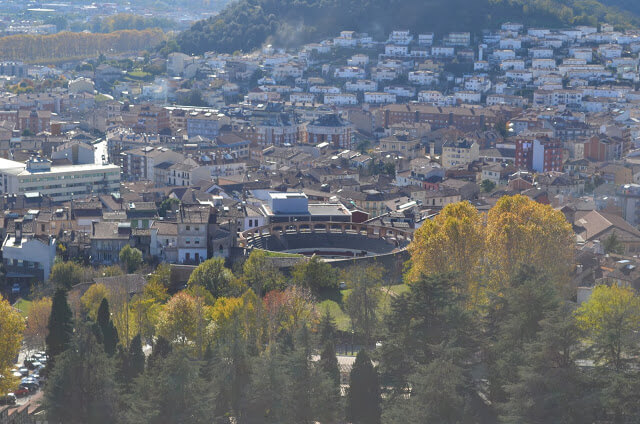 Vista da cidade de Olot