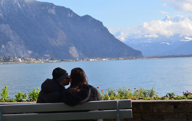 Chris e Pri em Montreux