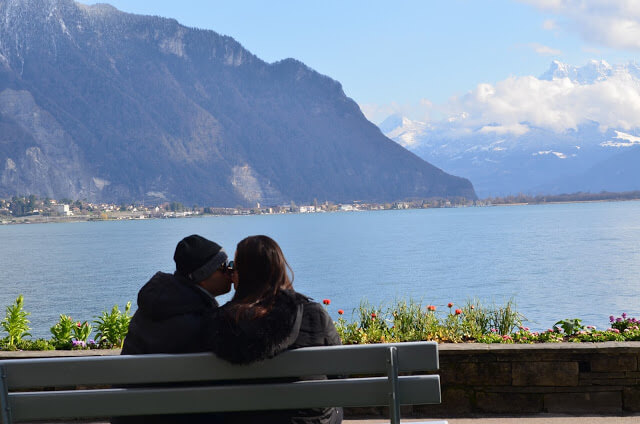 Chris e Pri em Montreux