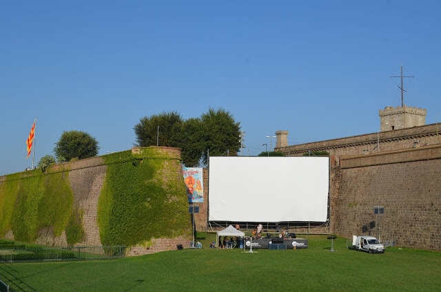 openluchtbioscopen in Barcelona