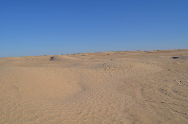 Douz a porta do deserto do Sahara na Tunísia