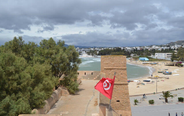 Hammamet, lindas praias da Tunísia, perto da capital Tunes