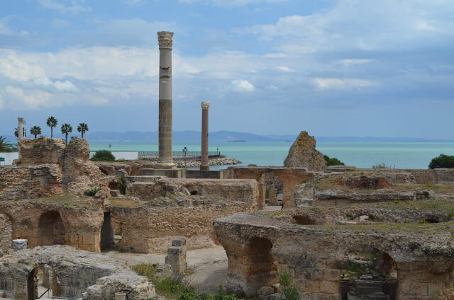 Ruinas do Imperio Romano na Tunísia