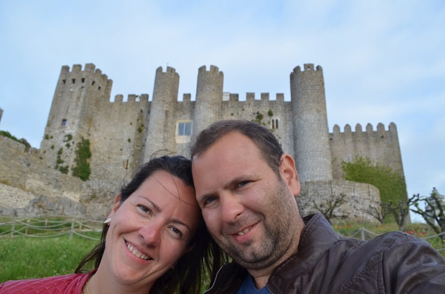 Priscila e Christian Gutierrez em Óbidos