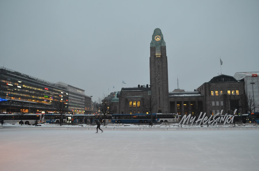 pista de patinação, my Helsinki