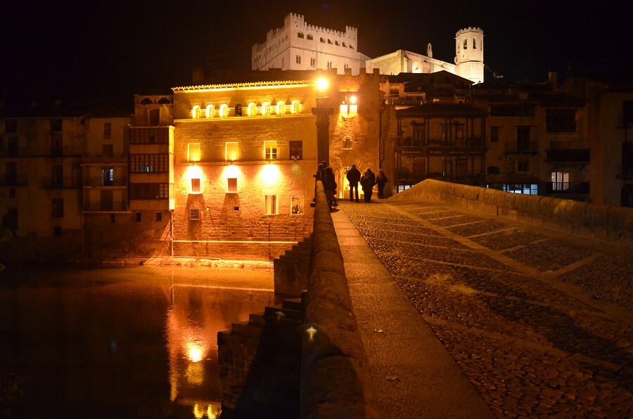 noche Castillo de Valderrobres