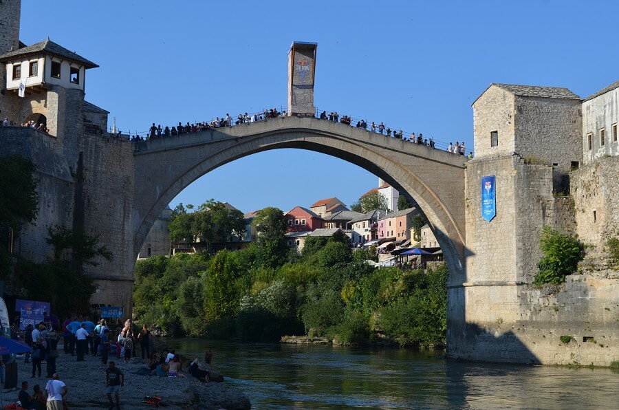 Cliff Diving da Red Bull em Mostar