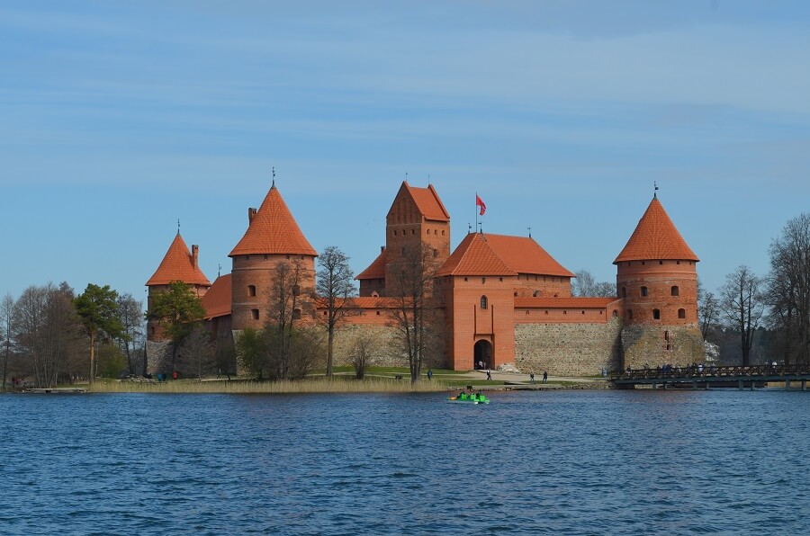 Castelo de Trakai, na Lituânia