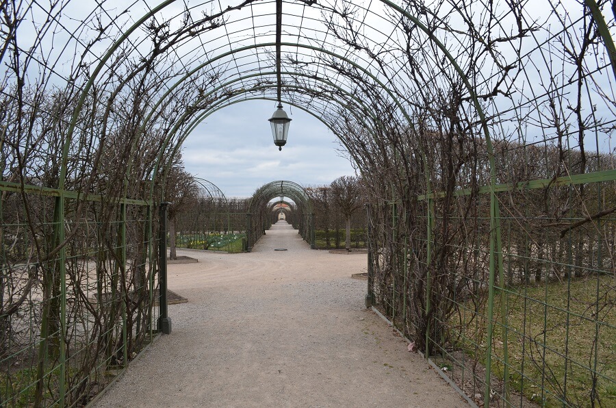 jardins do Palácio Rundale 