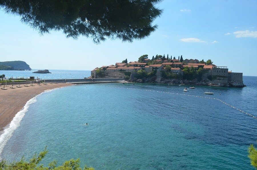 Praia de Sveti Stefan