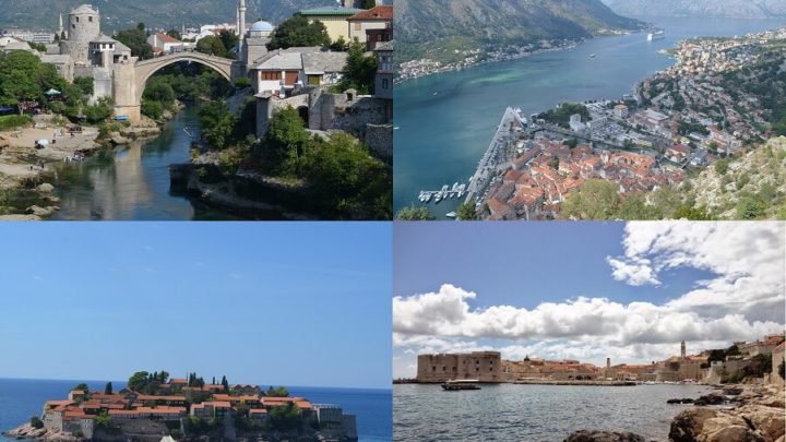 Roteiro pela Croácia, Bósnia e Montenegro