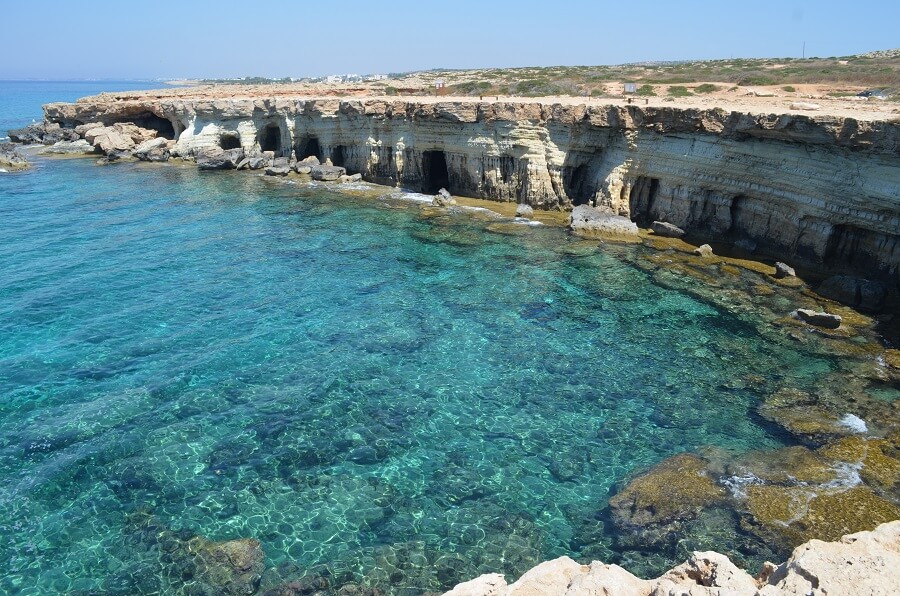 Como chegar na Sea Caves ou Cavernas do Mar no Chipre?