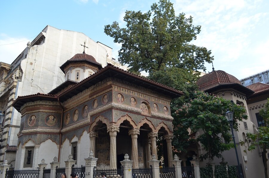 Igreja do Mosteiro de Stavropoleos, Bucareste na Romênia