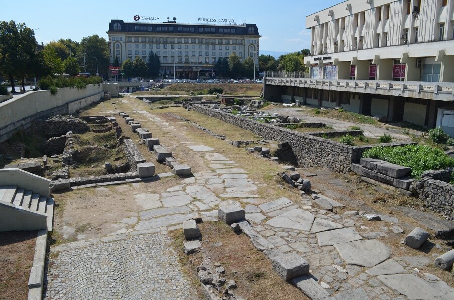 Ruínas Romanas em Plovdiv